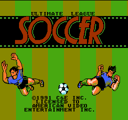 NES Games > Ultimate League Soccer :: Emu-Land.net